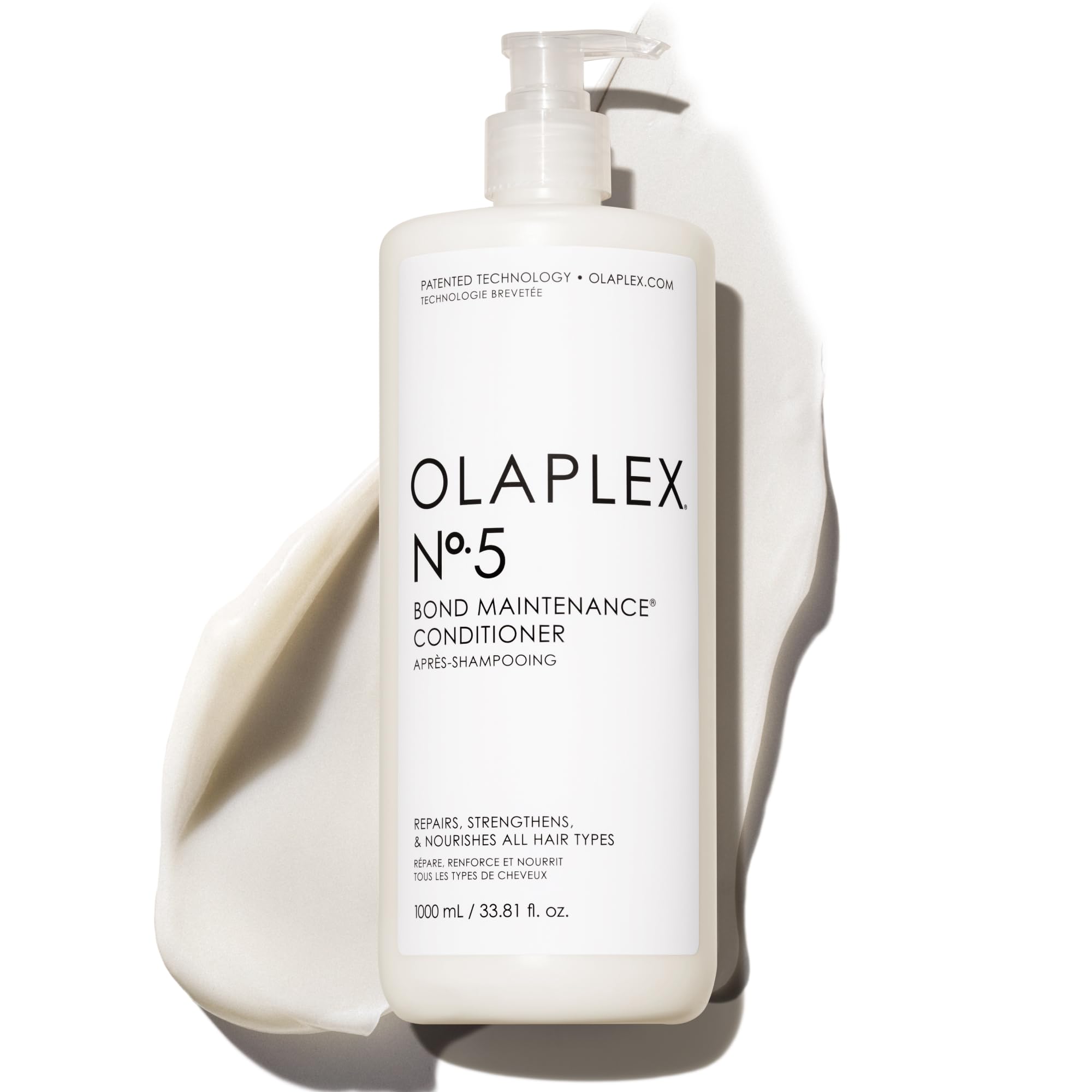 Olaplex No. 5 Bond Maintenance Conditioner, Repairs, Strengthens, & Nourishes All Hair Types, Leaving Hair Feeling Soft & Adds Shine