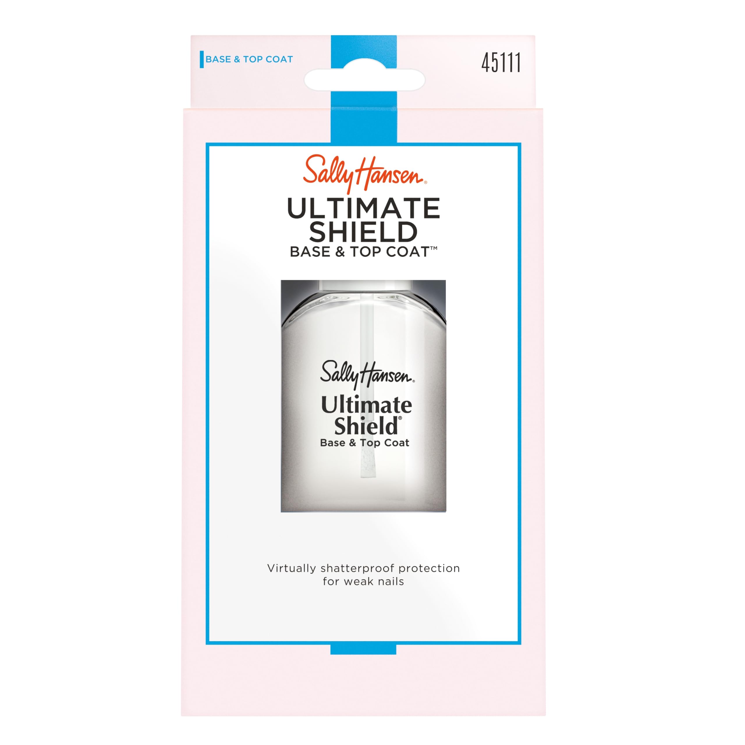Sally Hansen Insta-Dri®, Clear Top Coat, Quick Dry, Long Lasting, Streak-Free Shine, Clear Nail Polish