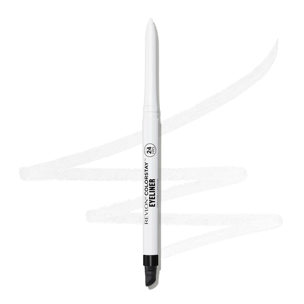 Revlon ColorStay Pencil Waterproof Eyeliner, Smudge-Proof, Eye Makeup with Built-In Sharpener, Stocking Stuffer for Women, 202 Black Brown, 0.01 oz
