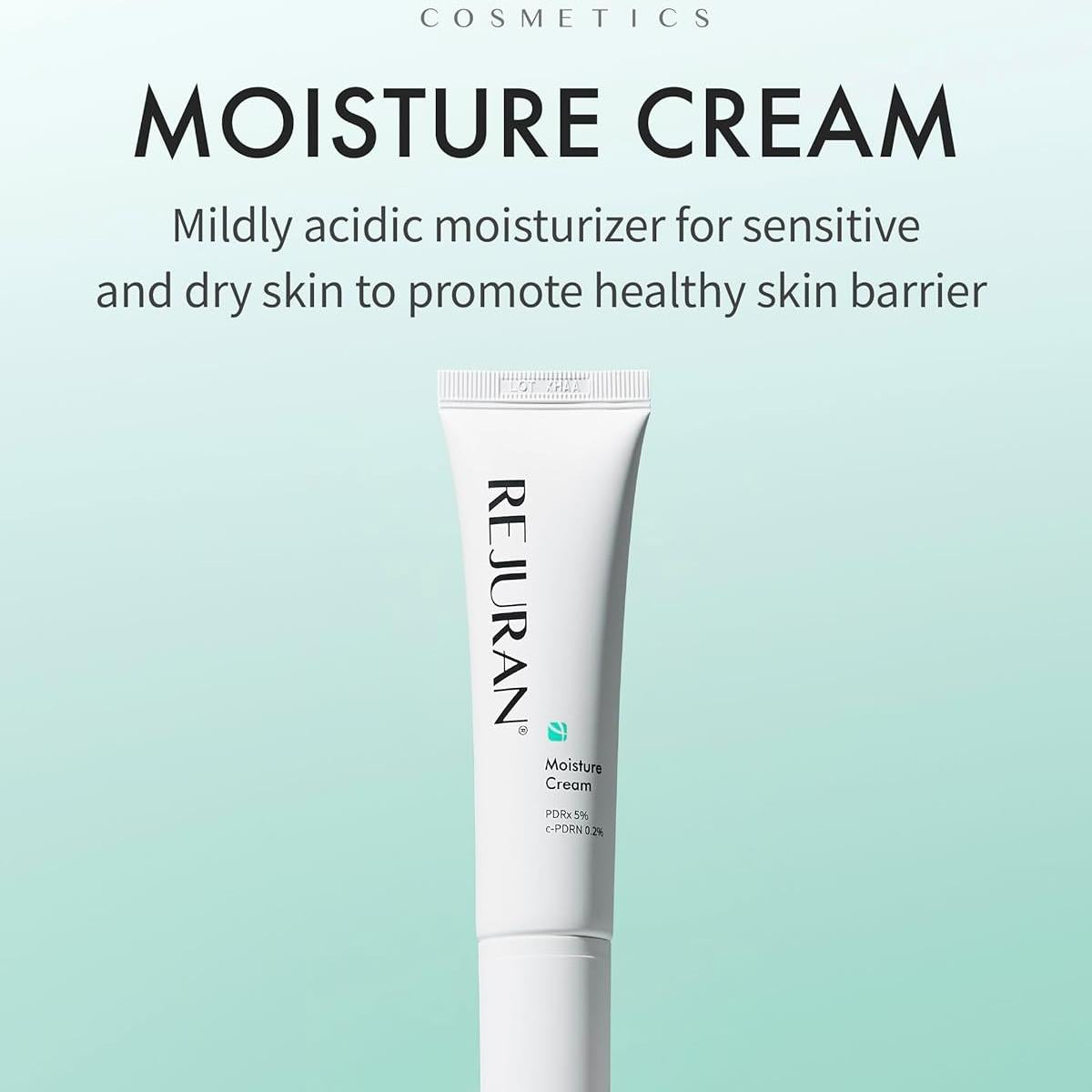 REJURAN® Moisture Cream, c-PDRN® - Daily Moisturizer for Long-Lasting Hydration and Skin Barrier Support with PDRx. (2.11 oz)