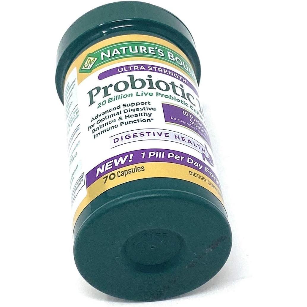 Nature's Bounty Ultra Strength Probiotic 10, 70 Capsules
