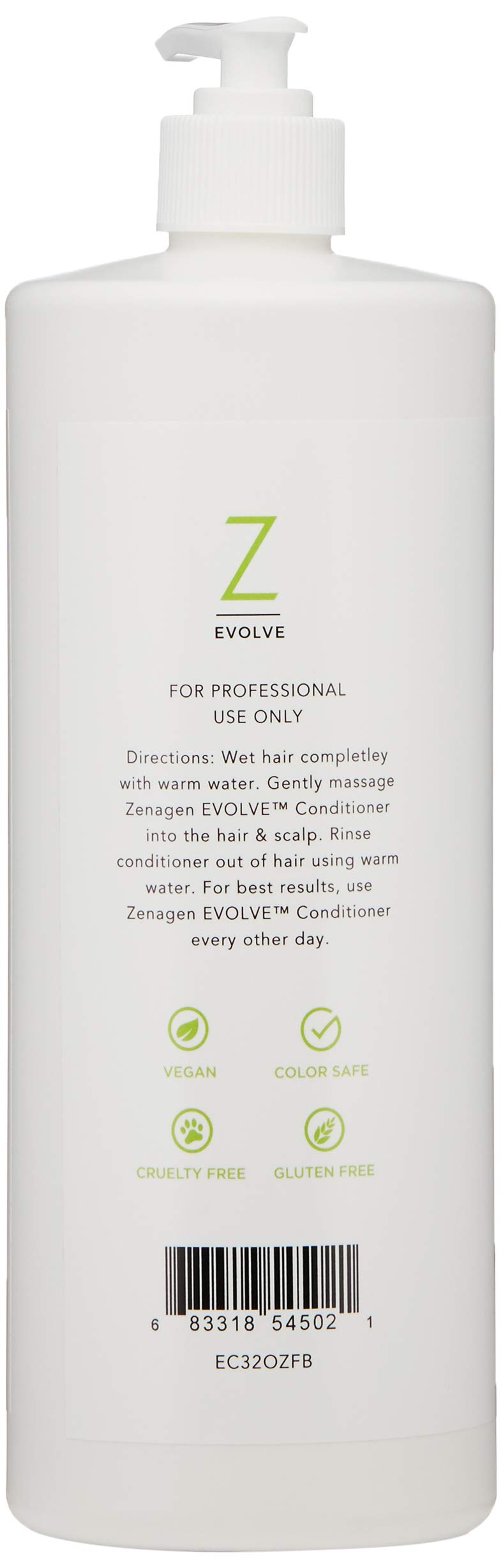 Zenagen Evolve Repair + Protect Nourishing Conditioner (Unisex) | Hydrates & Repairs Damaged Hair, Promotes Thicker Fuller Hair, Plant-Based, Color-Safe, Vegan, All Hair Types