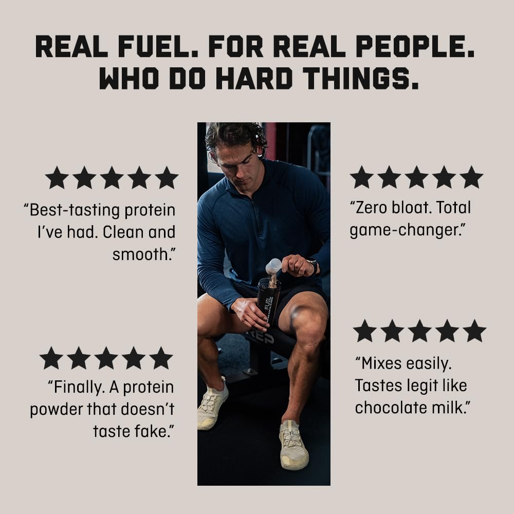 Jocko Fuel Mölk Whey Protein Powder 22g Low Sugar Monk Fruit Blend - Muscle Recovery & Growth, Packaging May Vary (26 Servings, Mint Chocolate)