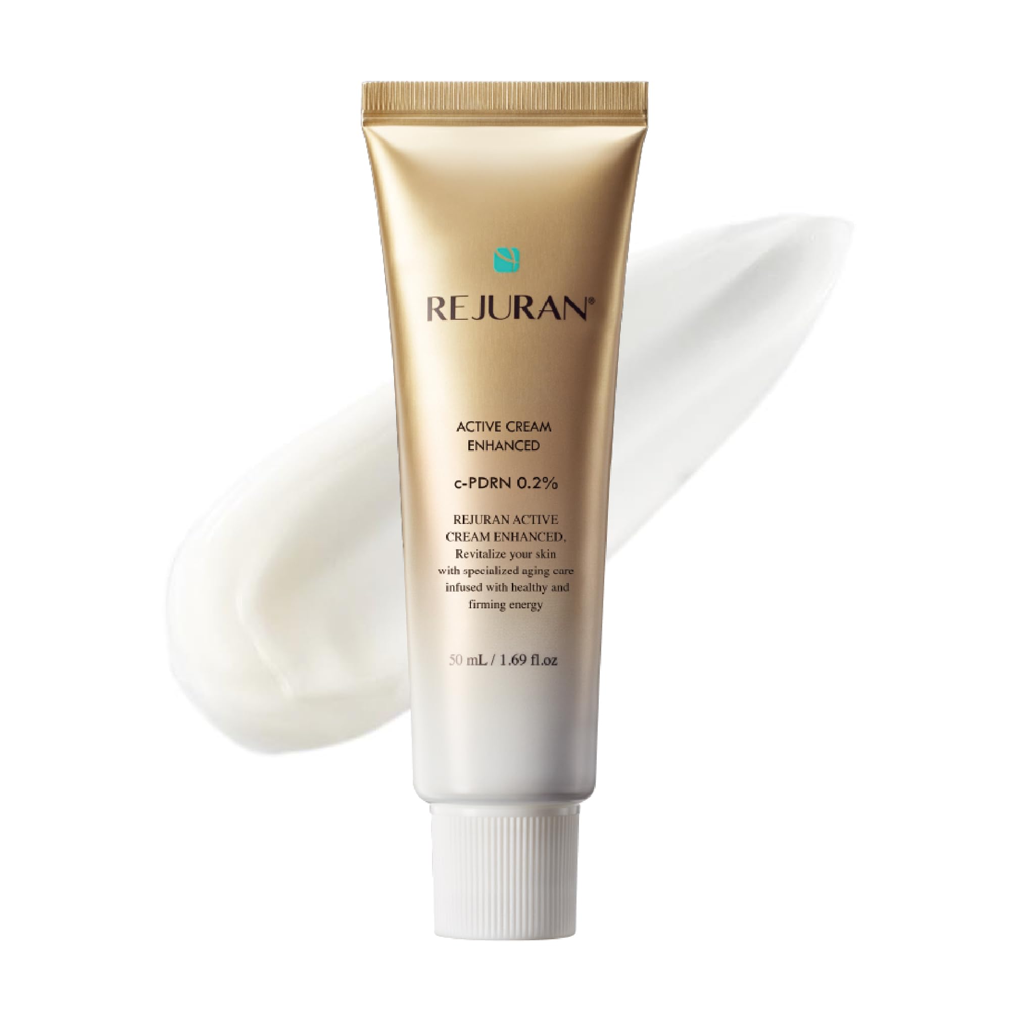 REJURAN® Active Cream Enhanced, DOT™ c-PDRN® – Deep Rejuvenation Salmon DNA PDRN Face Moisturizer for Collagen Boosting, Skin Elasticity, Firming, and Lifting. Korean Skincare. (1.69 fl oz)