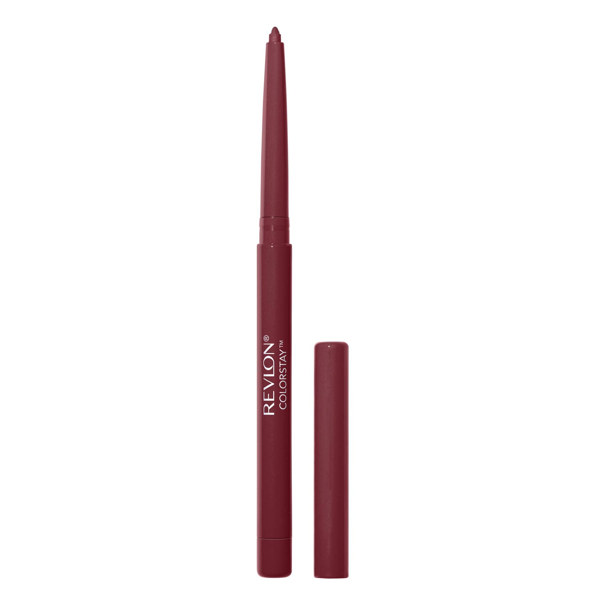 Revlon Colorstay Lip Liner Makeup with Built-in-Sharpener, Longwear Rich Colors, Smooth Application, 630 Nude, 0.01 oz