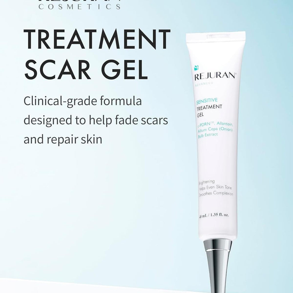 REJURAN® Advanced Scar Gel, c-PDRN® - Treatment for Scar Healing, Skin Regeneration & Barrier Repair. Intensive Soothing Gel for Post-Acne Marks, Surgical Scars, and Damaged Skin (1.35 fl oz)
