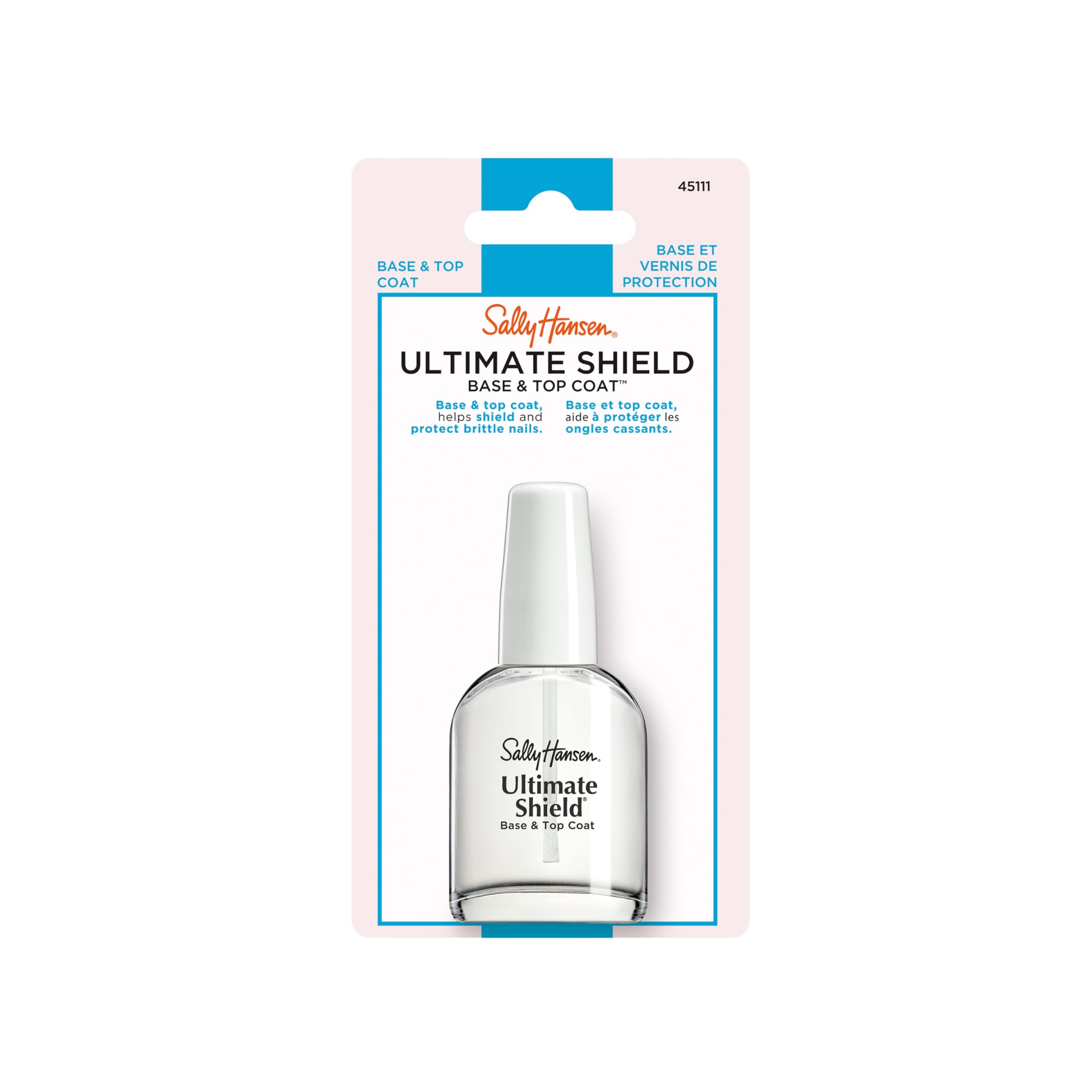Sally Hansen Insta-Dri®, Clear Top Coat, Quick Dry, Long Lasting, Streak-Free Shine, Clear Nail Polish