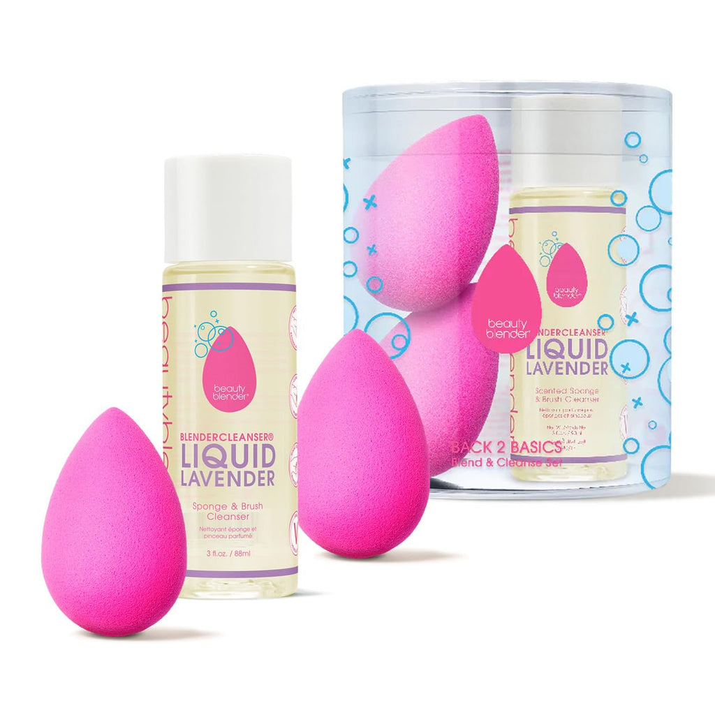 Beautyblender | Blendercleanser Tool Wash | Lavender Purifying Liquid Soap | Sponge, Brush, Makeup Tool Cleanser | Lavender-Scented, Vegan, Paraben & Sulfate-Free, 3 oz | Package May Vary