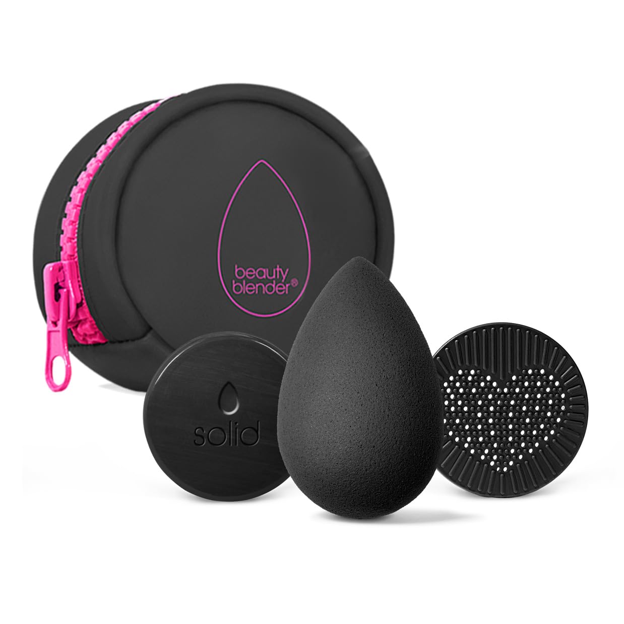 Beautyblender® | Discovery Kit - Makeup Sponge & Makeup Sponge Cleaner, Portable Protection Case, Professional Blending Application, Vegan & Cruelty Free, Made in the USA