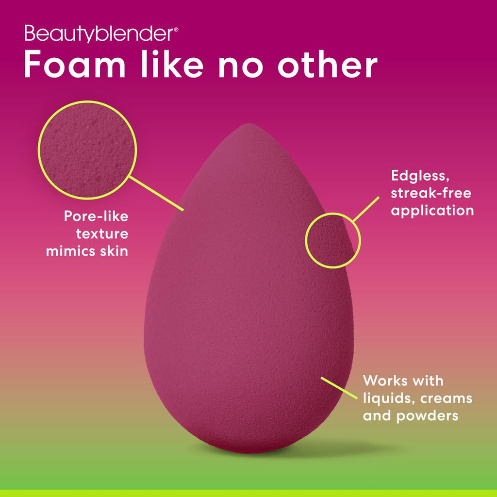 Beautyblender® | Blending Queen Blend and Cleanse Set, Sapphire sponge and Speckled Violet Cleanser