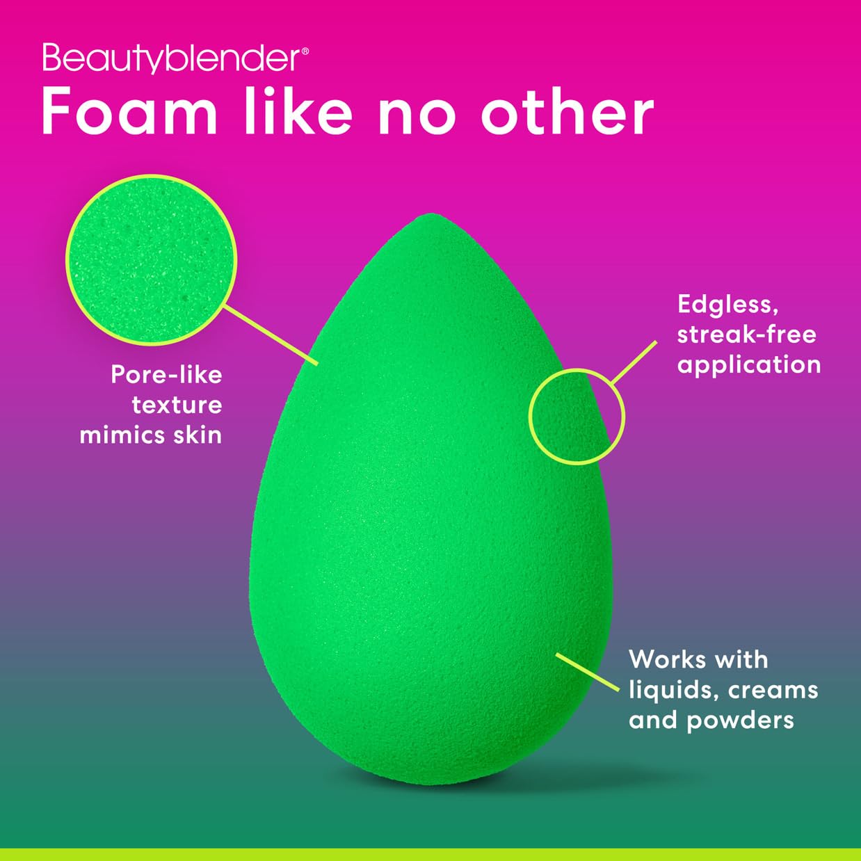 Beautyblender® | House of Bounce Set – Makeup Sponge & Sponge Storage Stand, Professional Smooth Blending Application, Vegan & Cruelty Free, Made in the USA