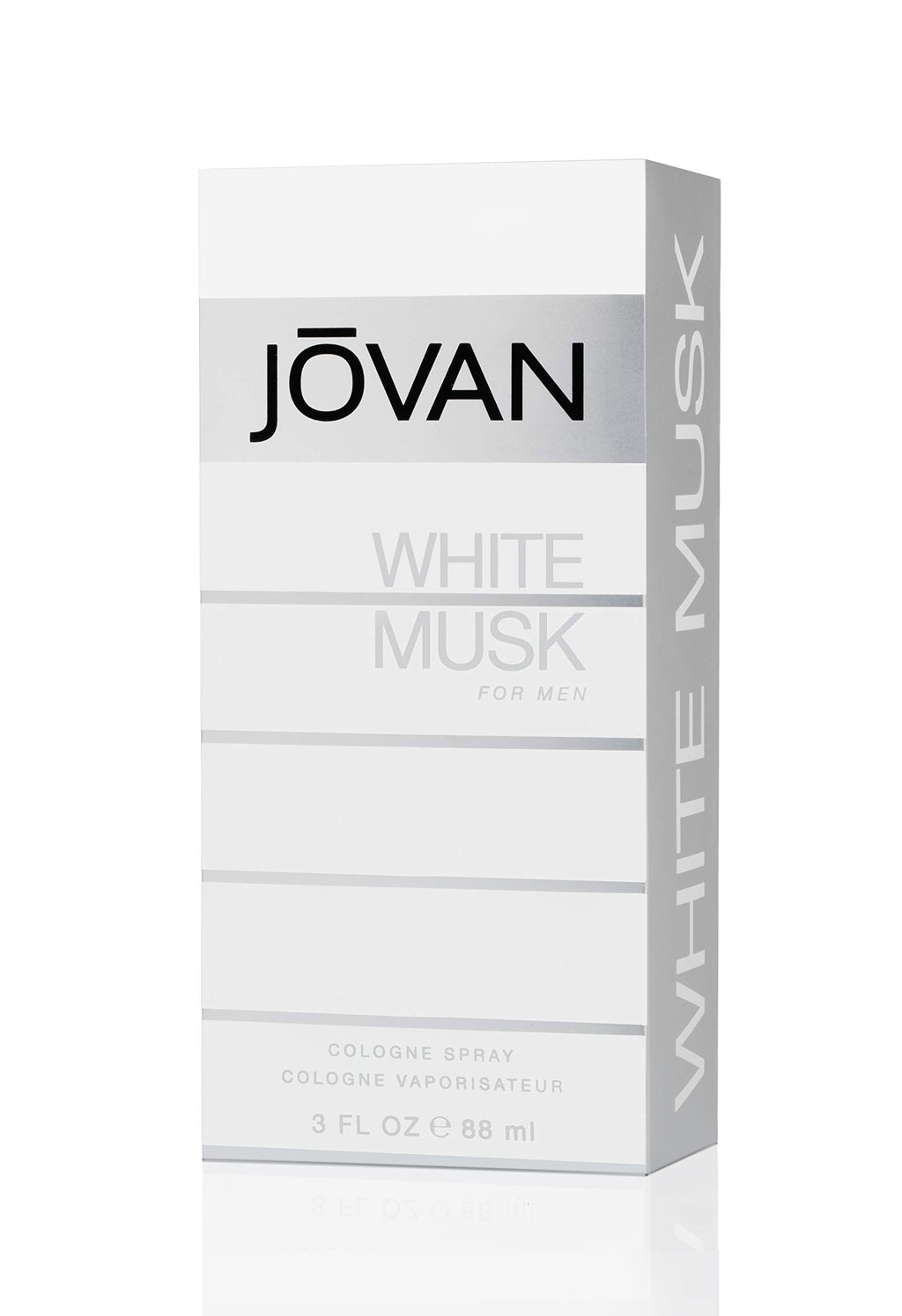 Jovan Musk for Men Eau de Cologne Spray 3 fl oz (Pack of 1), Notes of Carnation, Lavender, and Amber, Men's Fragrance, Long Lasting, Everyday Fragrance, Travel Size