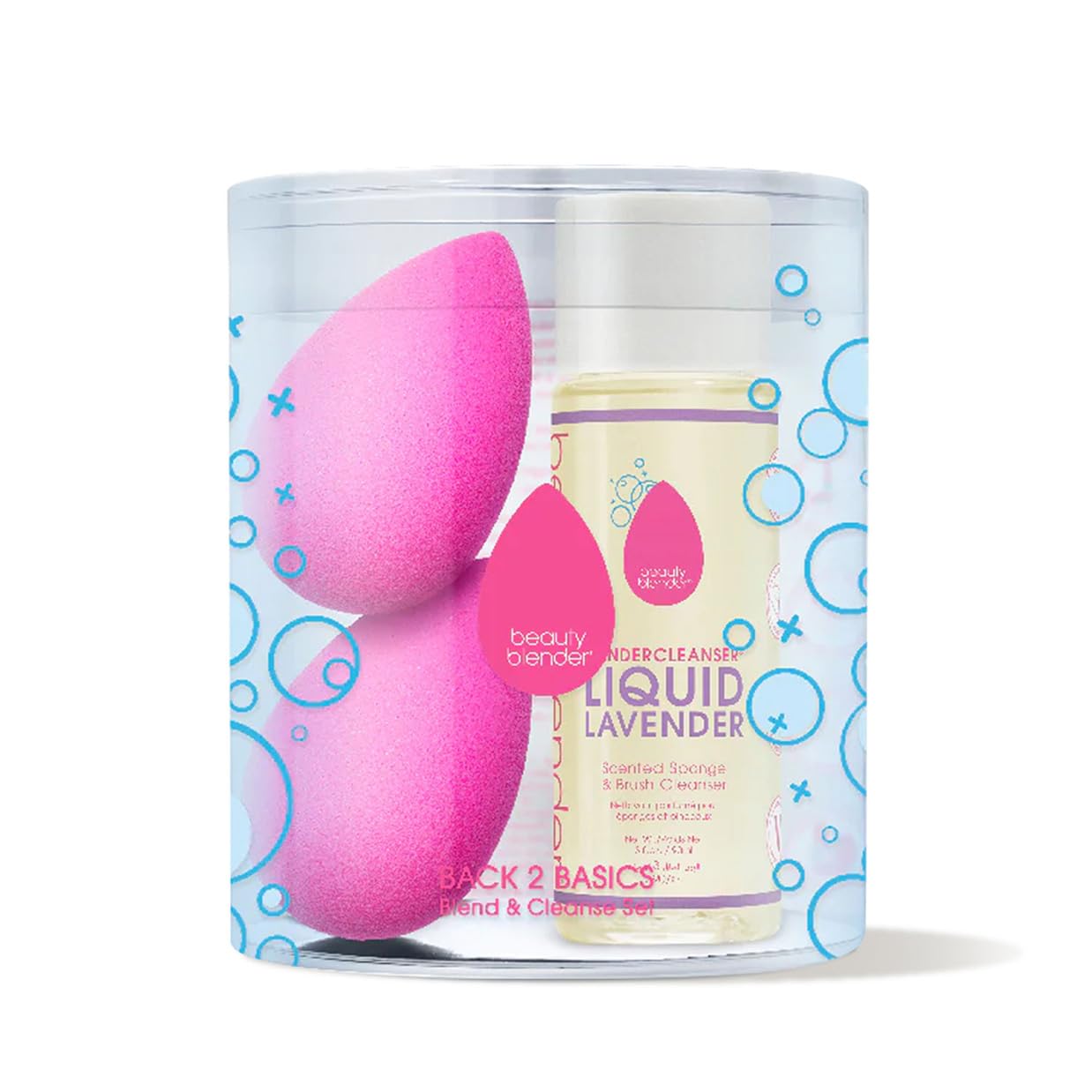 Beautyblender | Blendercleanser Tool Wash | Lavender Purifying Liquid Soap | Sponge, Brush, Makeup Tool Cleanser | Lavender-Scented, Vegan, Paraben & Sulfate-Free, 3 oz | Package May Vary