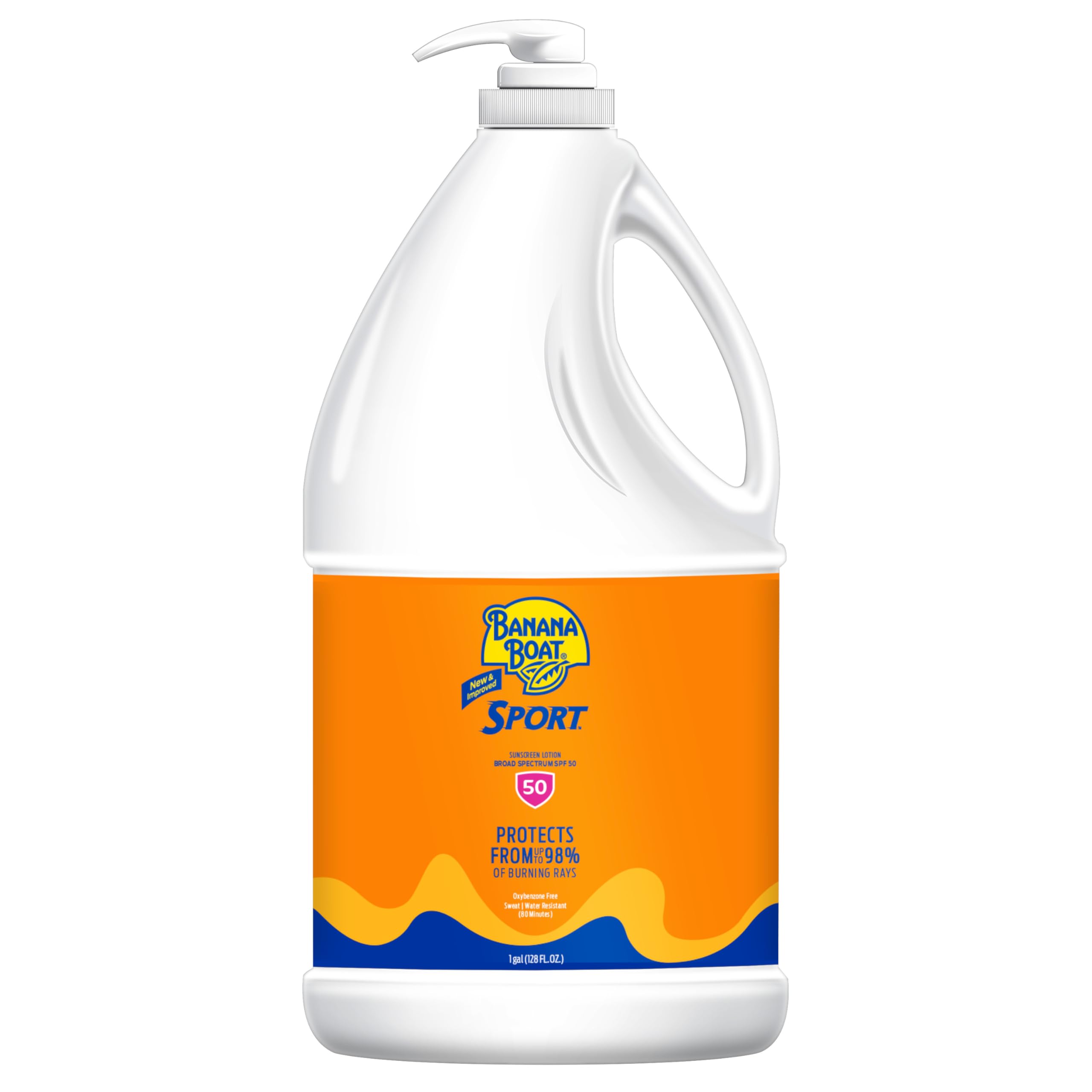Banana Boat Sport Ultra SPF 50 Sunscreen Lotion, 8oz | Banana Boat Sunscreen SPF 50 Lotion, Oxybenzone Free, Sunblock, Water Resistant, 8oz