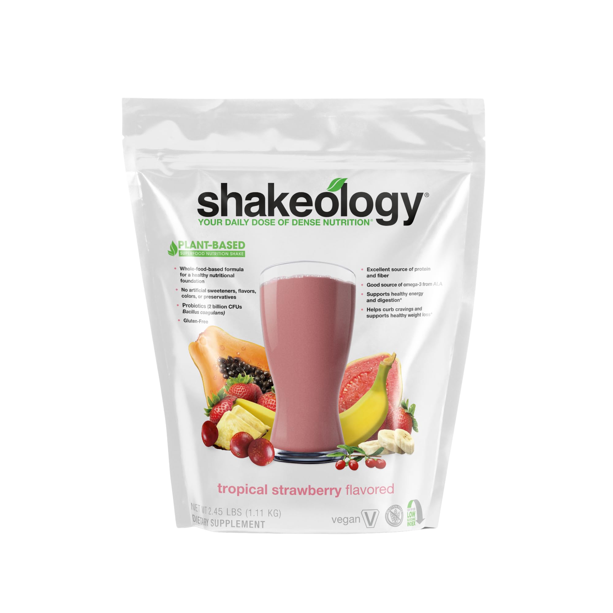 Shakeology Plant Based Protein Powder Blend – Gluten-Free Shake with Vitamins and Minerals – Helps Support Weight Loss, Lean Muscle, Gut Health – Cafe Latte, 30 Servings