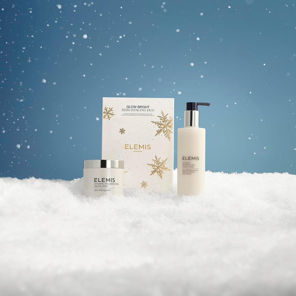 ELEMIS Glow Bright Resurfacing Duo | Dynamic Resurfacing Facial Wash & Pads | Skincare Set for Smooth, Refined, Healthy-Looking Skin