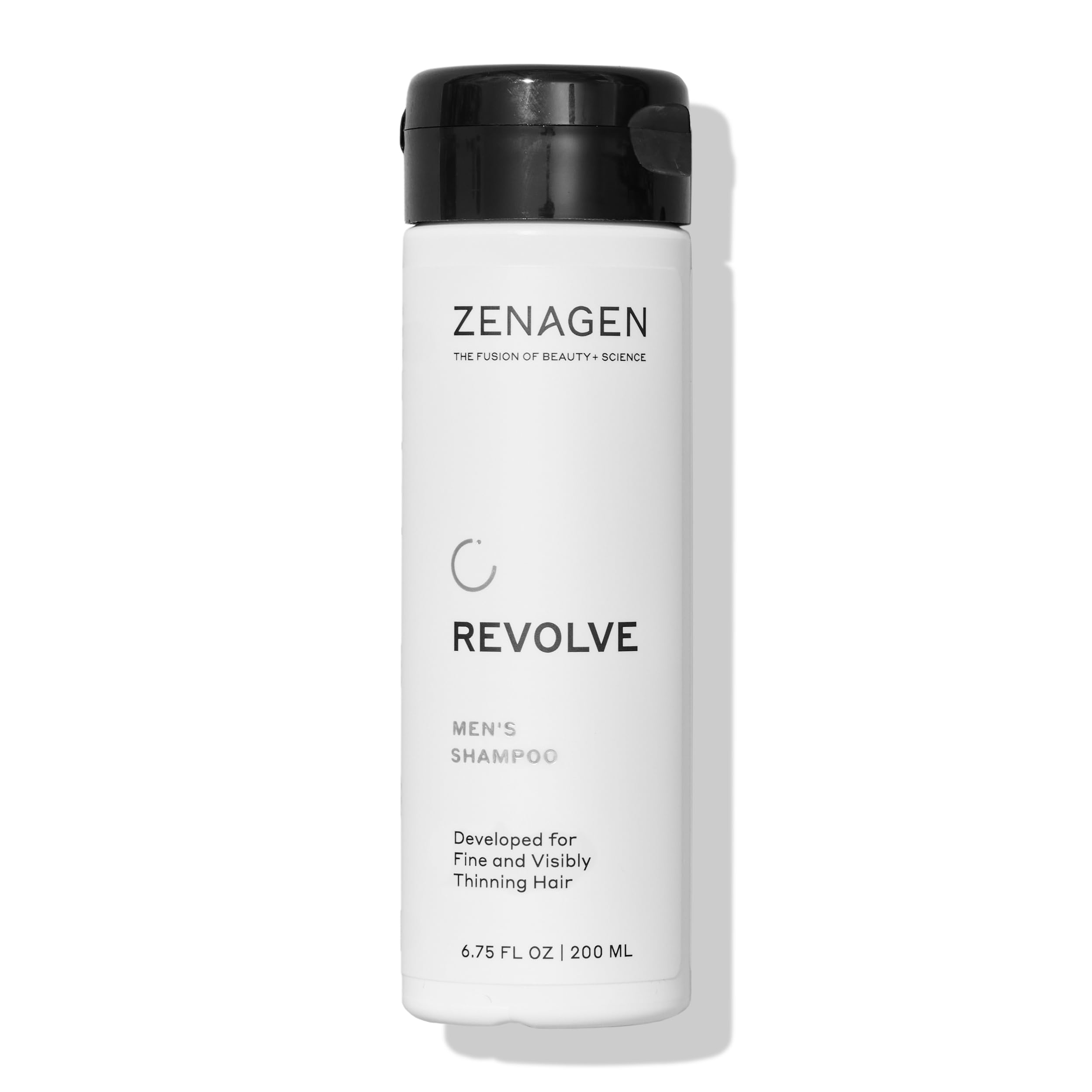 ZENAGEN Revolve Men's Thickening Shampoo | Supports Appearance of Fuller, Healthier-Looking Hair, Developed for Fine & Visibly Thinning Hair, Plant-Based, Color-Safe, 5-Minute Treatment