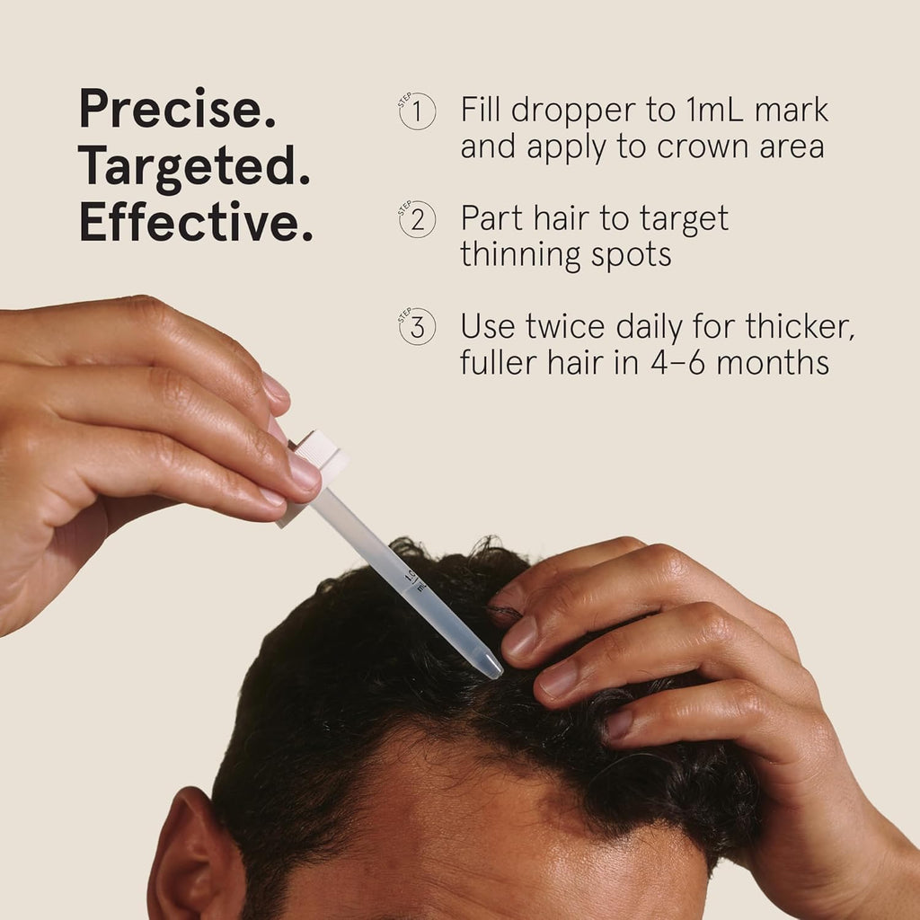 Keeps Extra Strength Minoxidil for Men - 5% Minoxidil Foam Hair Loss & Regrowth Treatment for Thinning & Bald Spots - Clinically Proven Hair Growth Products - Unscented Topical Aerosol Foam