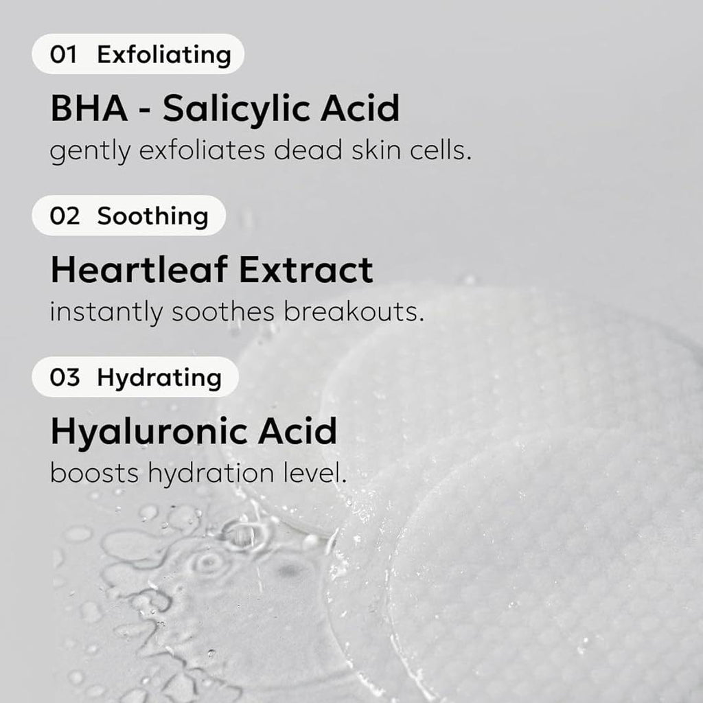 celimax The Real Cica Niacinamide AC Calming Serum 40ml + Ji.Woo.Gae Heartleaf BHA Peeling Pad(60 pads) Bundle