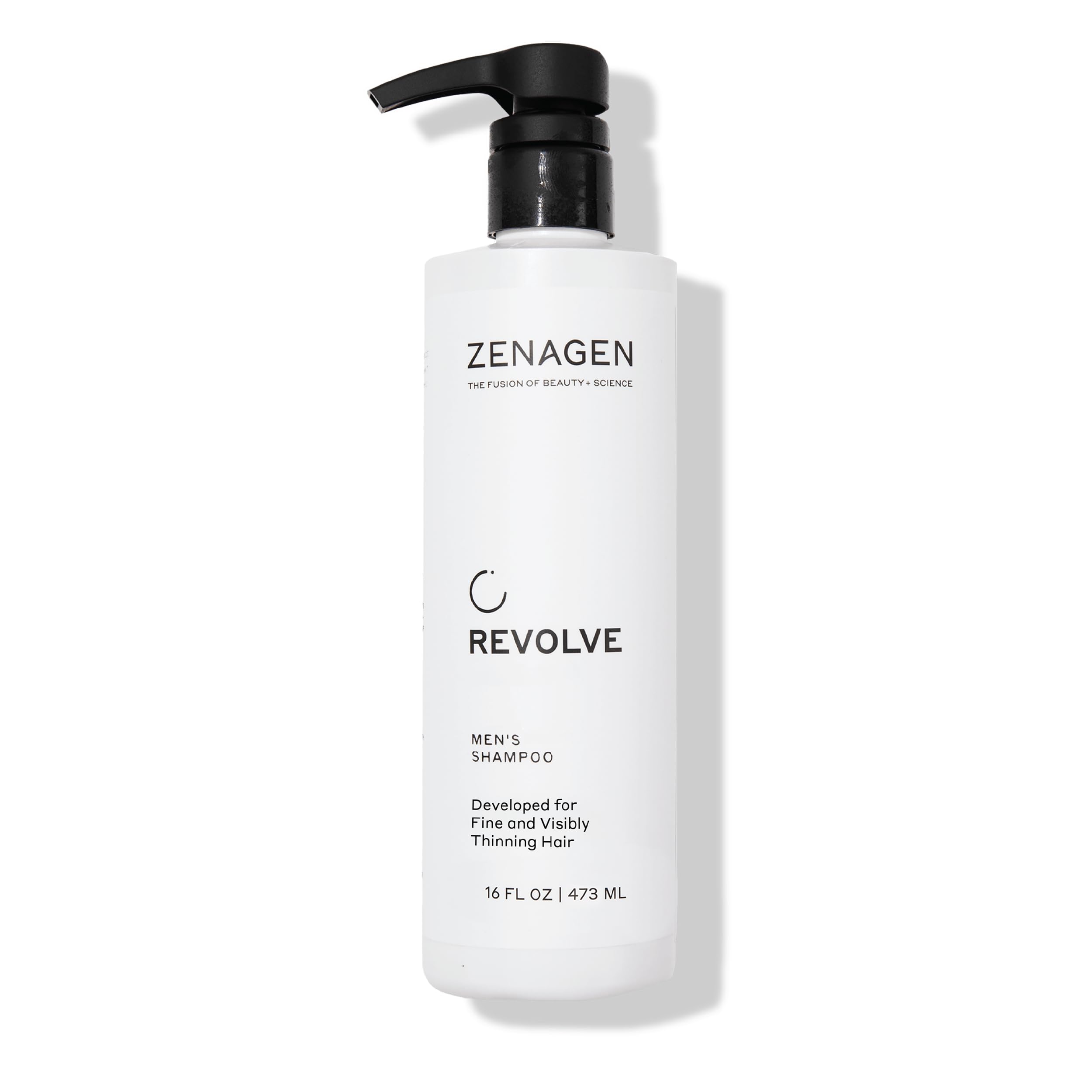 ZENAGEN Revolve Men's Thickening Shampoo | Supports Appearance of Fuller, Healthier-Looking Hair, Developed for Fine & Visibly Thinning Hair, Plant-Based, Color-Safe, 5-Minute Treatment