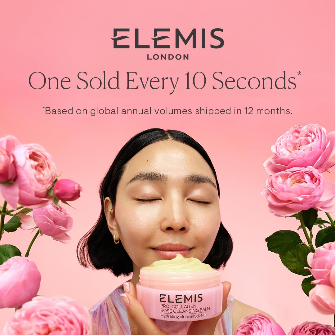 ELEMIS Pro-Collagen Cleansing Balm Makeup Remover, Hydrating Facial Cleanser, Oil Cleanser, Oil Makeup Remover, Deep Cleanse