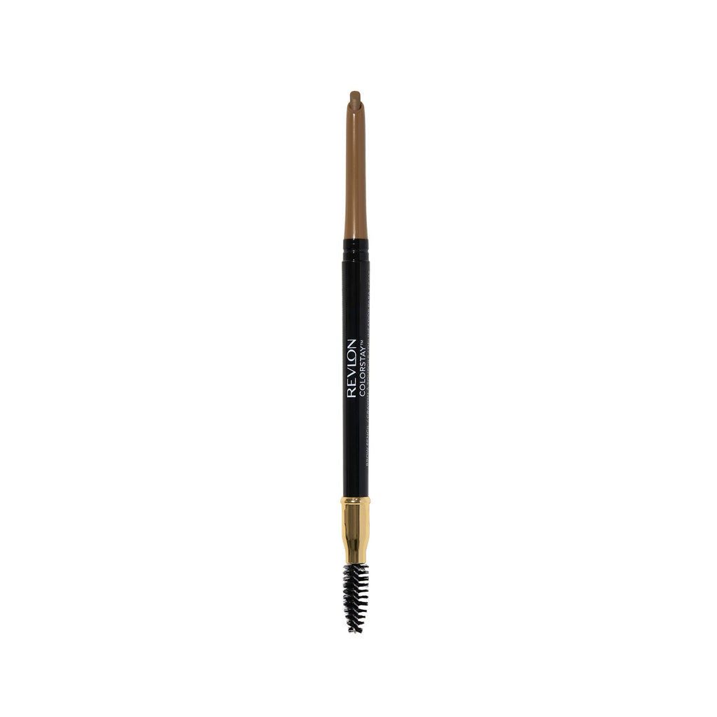 Revlon ColorStay Eyebrow Pencil with Spoolie Brush, Waterproof, Hair-Like Strokes, Stocking Stuffer for Her, 205 Blonde, 0.021 oz