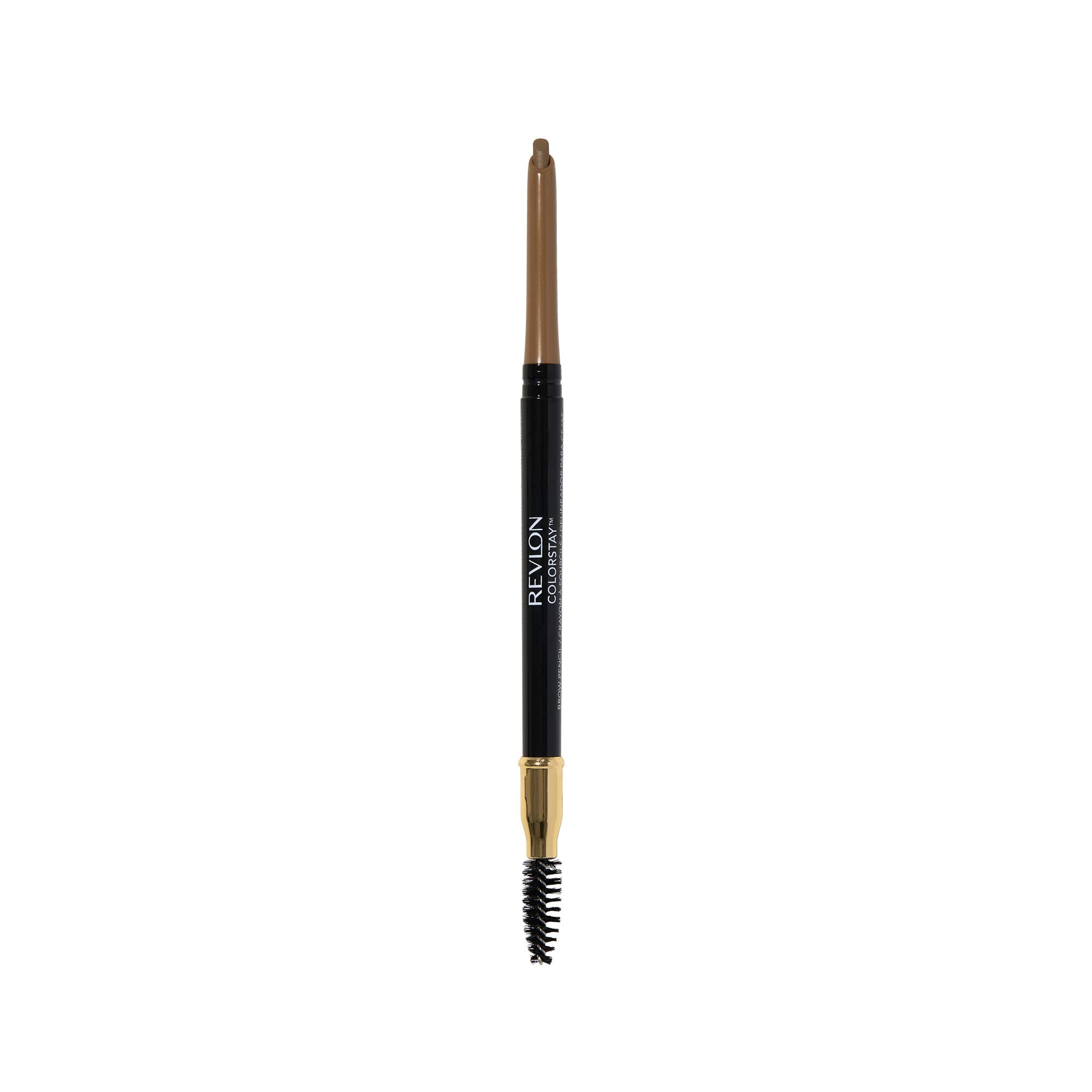 Revlon ColorStay Eyebrow Pencil with Spoolie Brush, Waterproof, Hair-Like Strokes, Stocking Stuffer for Her, 205 Blonde, 0.021 oz