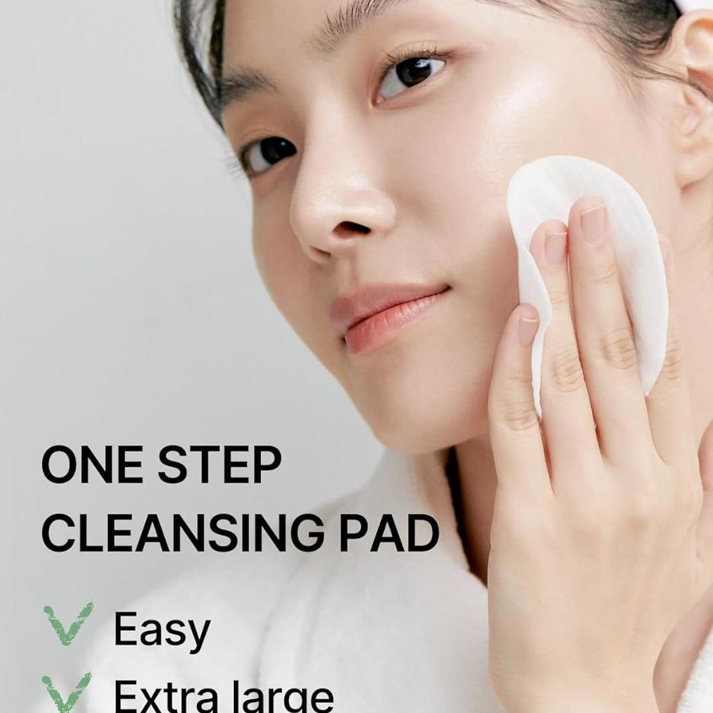 celimax One Step Mild Cleansing Pad (60pads) | Easy One-step Makeup Remover, Cleansing Water Pads, Big Size, Face Wash Cleanser, Hydrating, Soothing, Moisturizing, Korean Daily Skincare