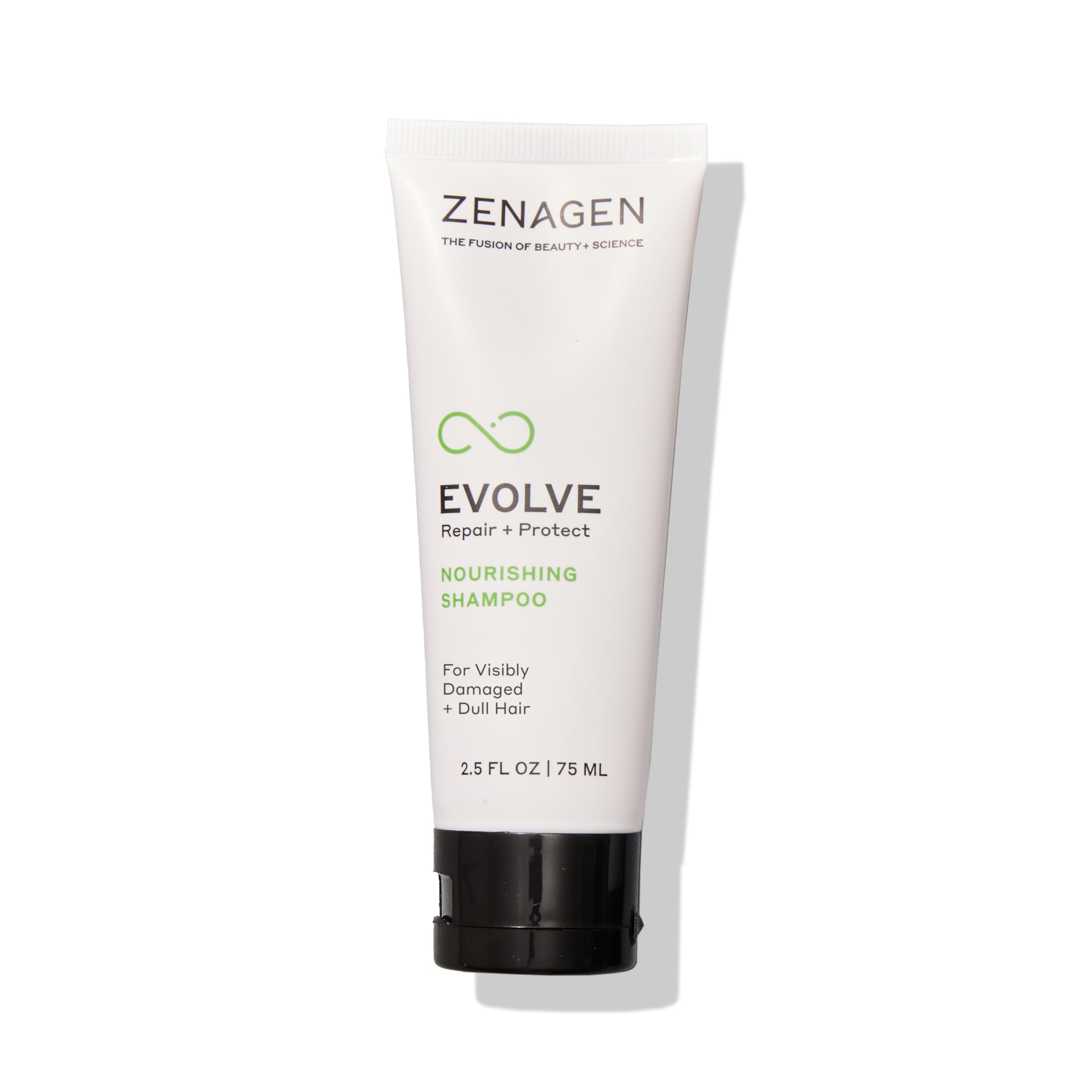 ZENAGEN Evolve Repair + Protect Nourishing Shampoo (Unisex) | Repairs & Strengthens Damaged Hair, Promotes Thicker Fuller Hair, Plant-Based, Color-Safe, Vegan, All Hair Types