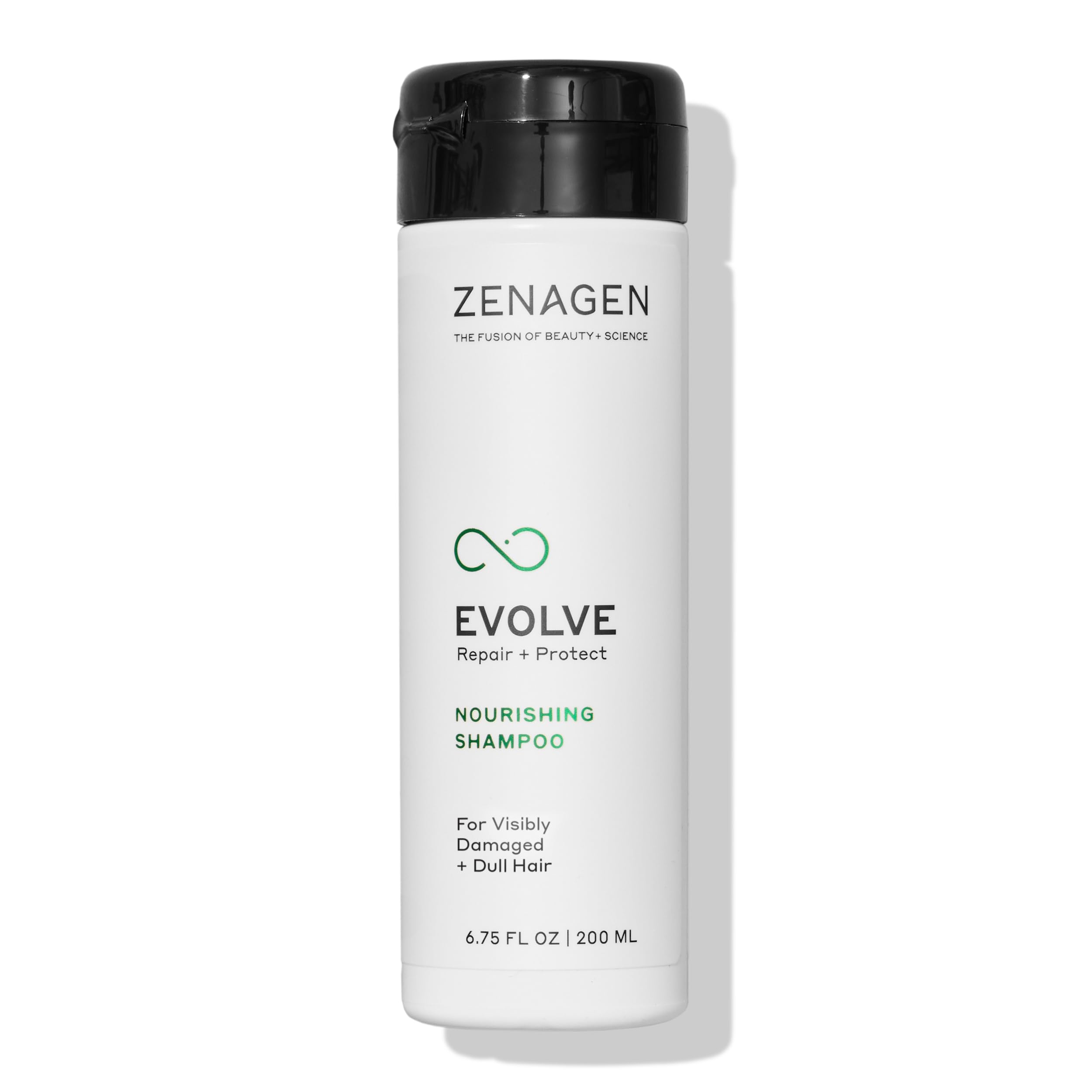 ZENAGEN Evolve Repair + Protect Nourishing Shampoo (Unisex) | Repairs & Strengthens Damaged Hair, Promotes Thicker Fuller Hair, Plant-Based, Color-Safe, Vegan, All Hair Types