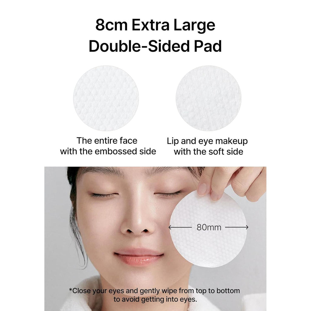 celimax One Step Mild Cleansing Pad (60pads) | Easy One-step Makeup Remover, Cleansing Water Pads, Big Size, Face Wash Cleanser, Hydrating, Soothing, Moisturizing, Korean Daily Skincare