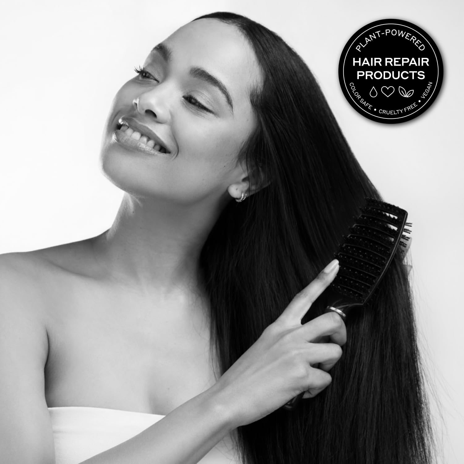 ZENAGEN Zen Brush| Gently Detangles Hair, Reduces Breakage, Enhances Scalp Stimulation, Lightweight Ergonomic Design, All Hair Types 1 ea