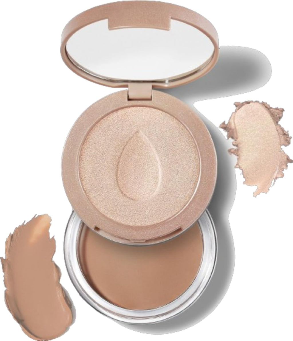 Beautyblender® Bounce™ Magic Fit Creamy Bronzer & Highlighter Duo - Pearl/Buff