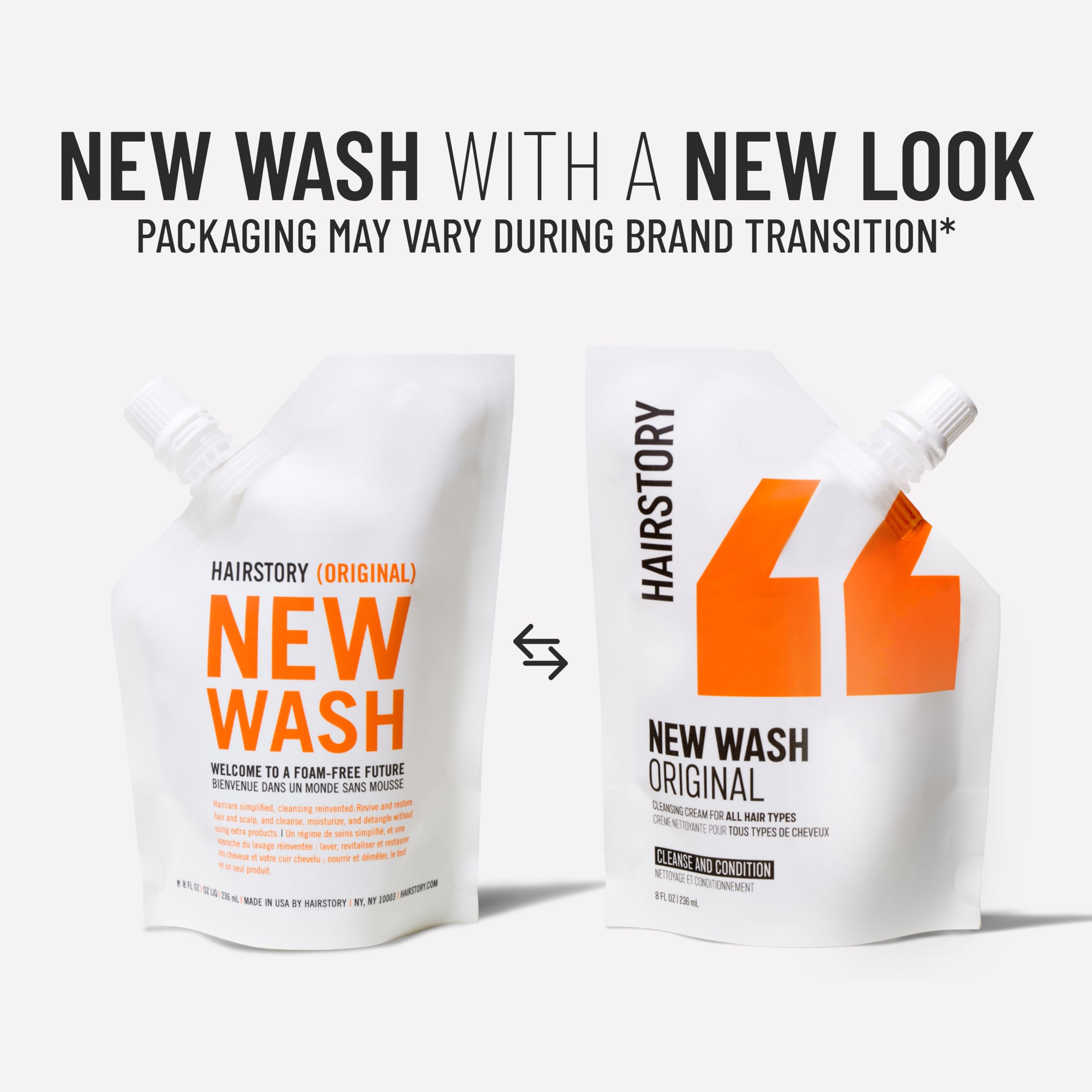 Hairstory New Wash Original Better Bottle, 8oz