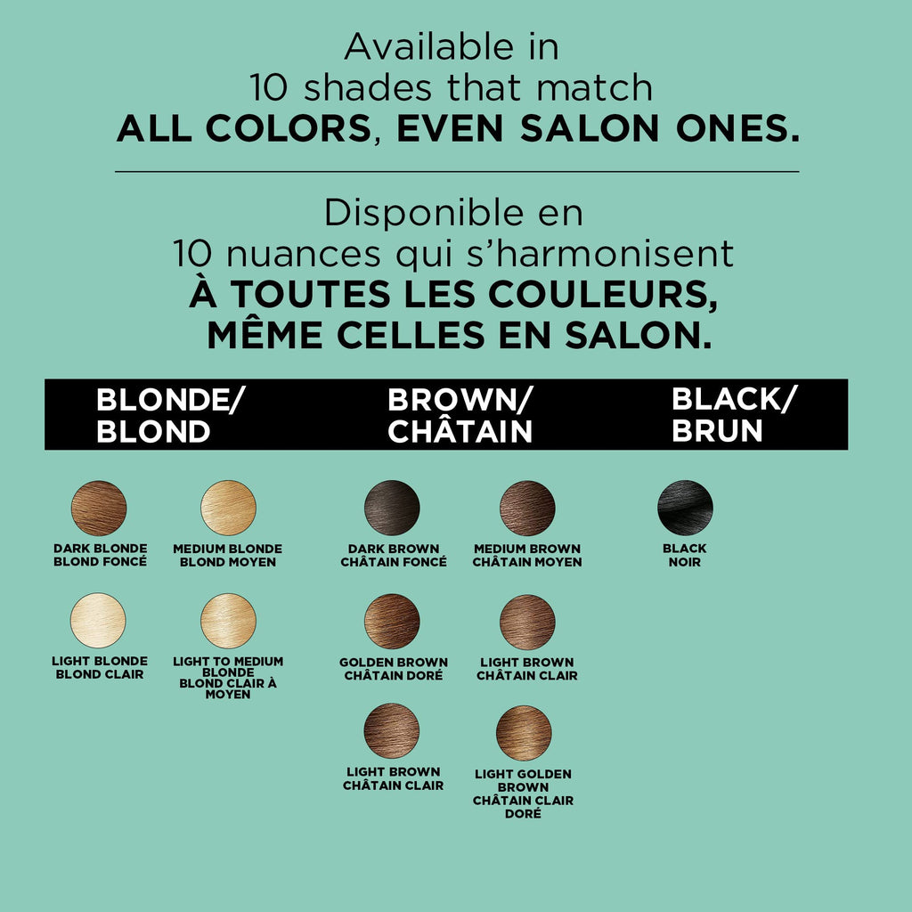 L'Oreal Paris Magic Root Cover Up Temporary Gray Concealer Spray, Dark Brown 2 oz (Pack of 6)