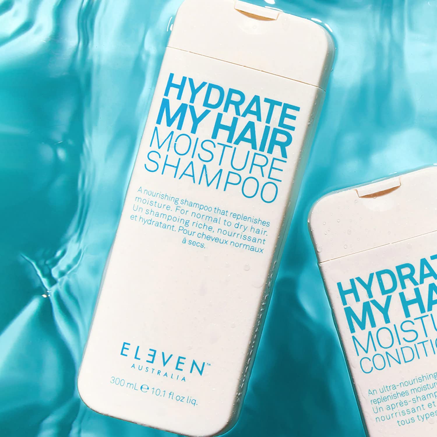 ELEVEN AUSTRALIA Hydrate My Hair Shampoo for Women & Men - Moisturizing, Color-Safe, Anti-Frizz, Nourishing Formula for Dry, Damaged Hair, Protects Against Heat & Environmental Damage