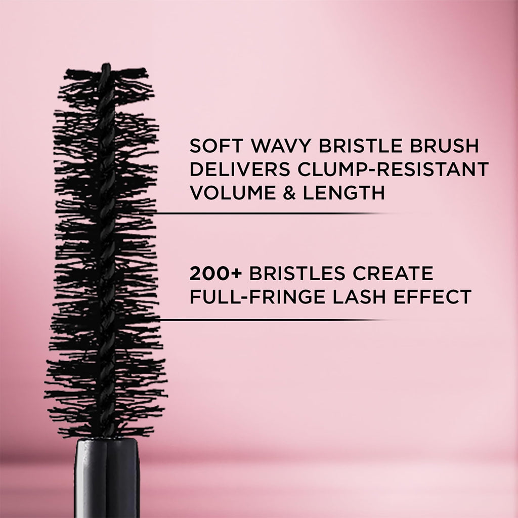 L'Oreal Paris Voluminous Makeup Lash Paradise Mascara, Voluptuous Volume, Intense Length, Feathery Soft Full Lashes, No Flaking, No Smudging, No Clumping, Blackest Black, 0.28 Fl Oz (Pack of 1)