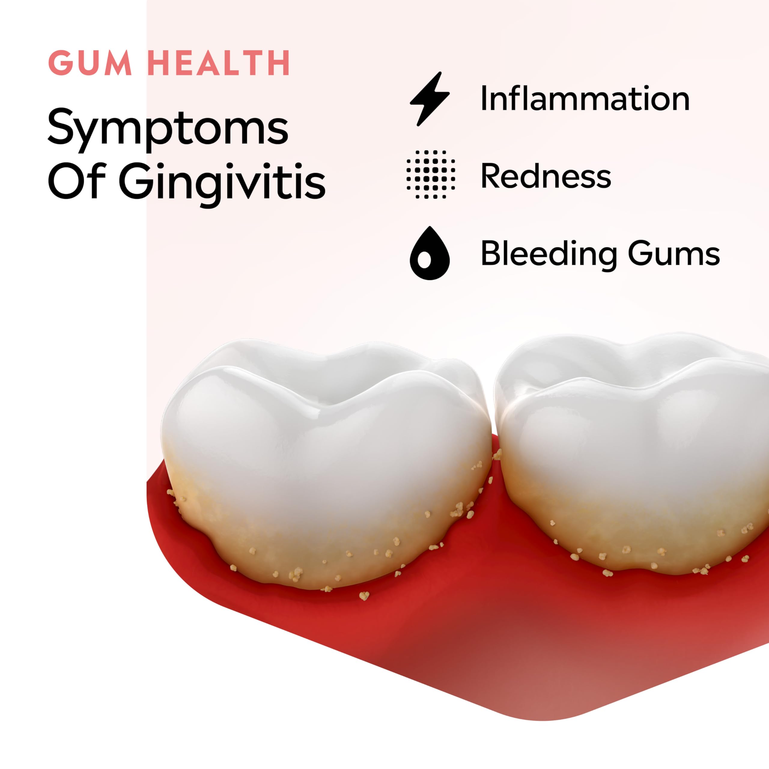 Listerine Clinical Solutions Gum Health Antiseptic Mouthwash, Antigingivitis & Antiplaque Oral Rinse Kills Germs for Healthier Gums, Reduces Gingivitis in 1 Week, ICY Mint, Twin Pack, 1 L, 2 Pack