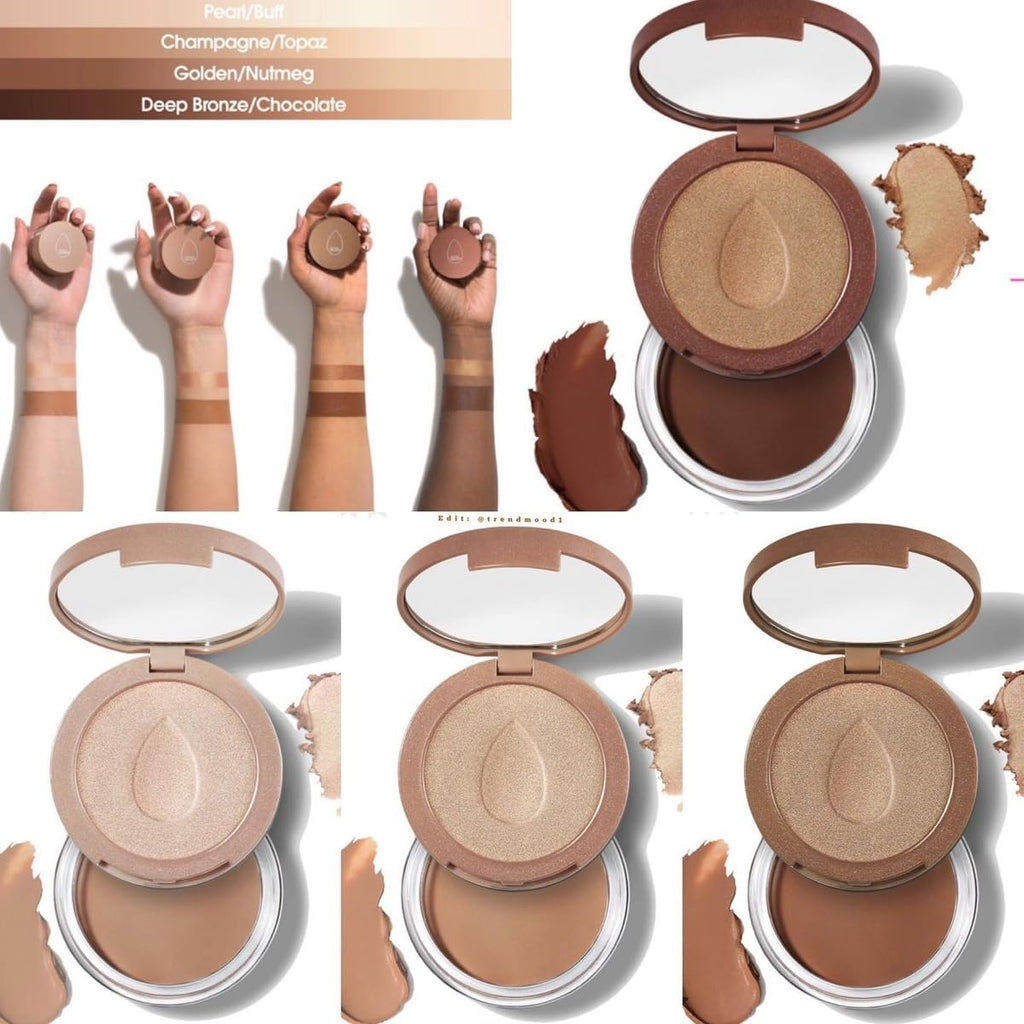 Beautyblender® Bounce™ Magic Fit Creamy Bronzer & Highlighter Duo - Pearl/Buff