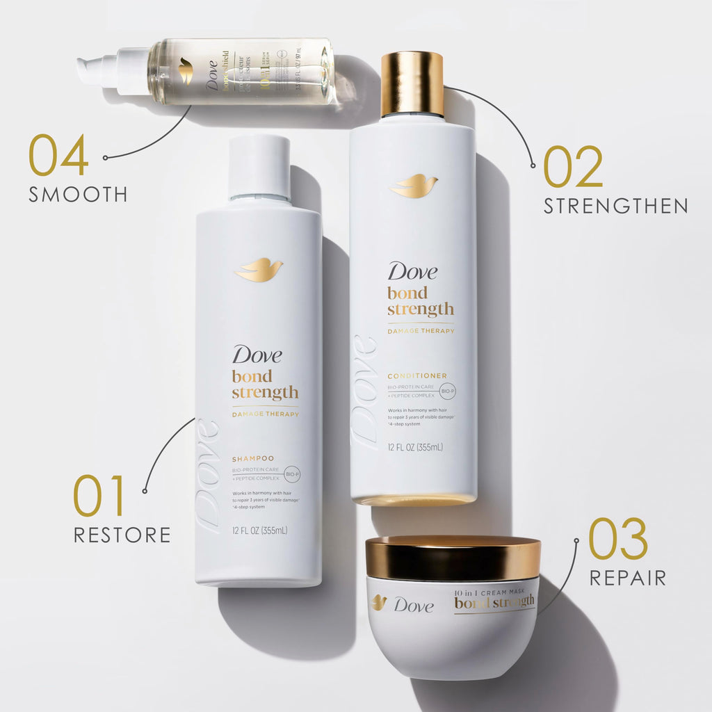 Dove Hair Intensive Repair 10in1 Serum Mask for Damaged Hair with Bio-Protein Care Technology and Amino Serum 9.2 fl oz