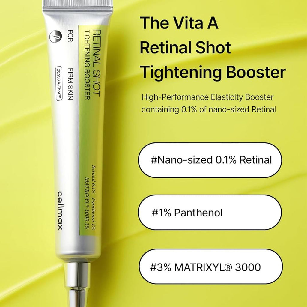 celimax The Vita Retinal Booster + Dual Barrier Creamy Toner + Dual Barrier Skin Wearable Cream