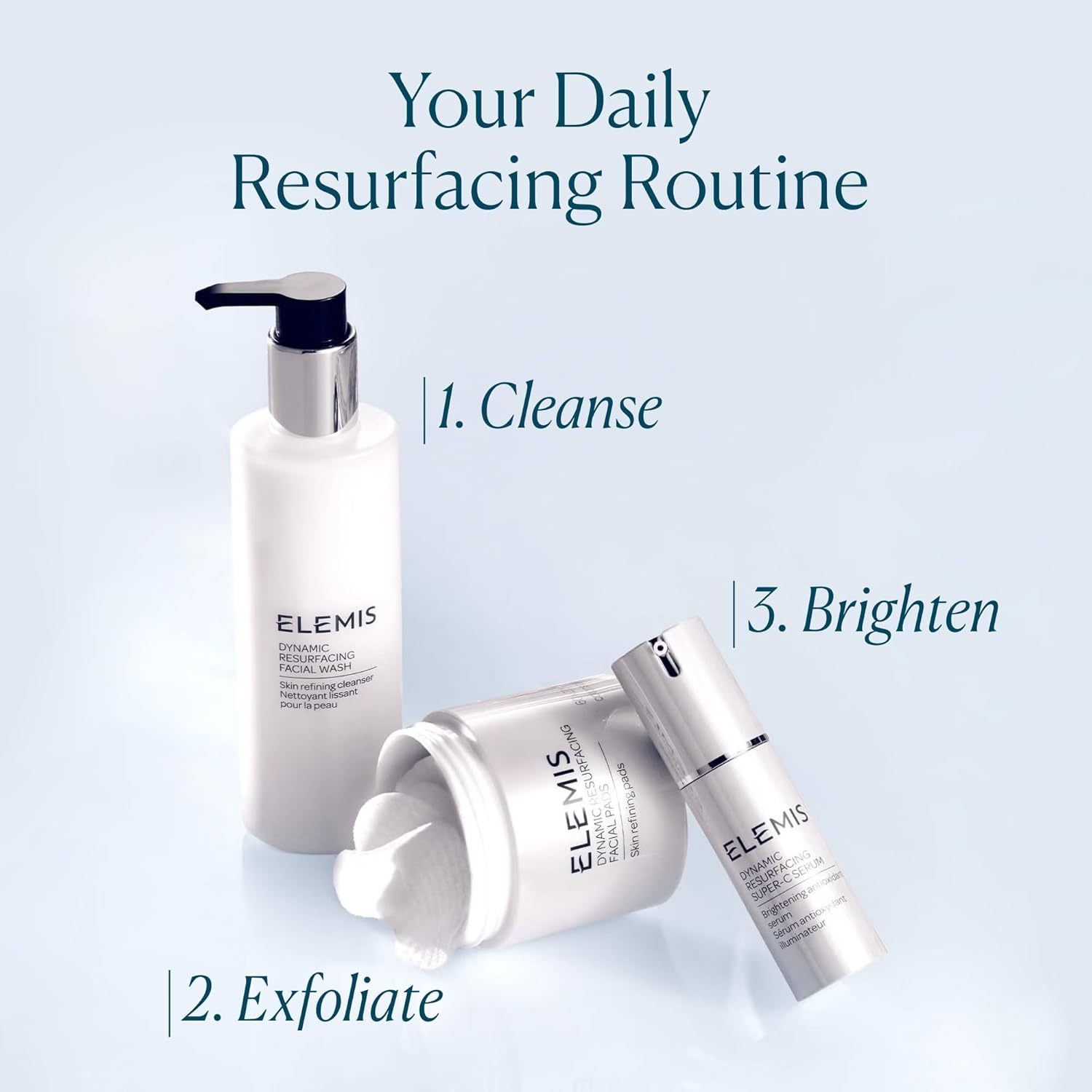 ELEMIS Dynamic Resurfacing Super-C Serum, Daily Anti-Aging Antioxidant Serum Brightens, Refines, and Illuminates Dull Skin with Vitamin C, 30 mL