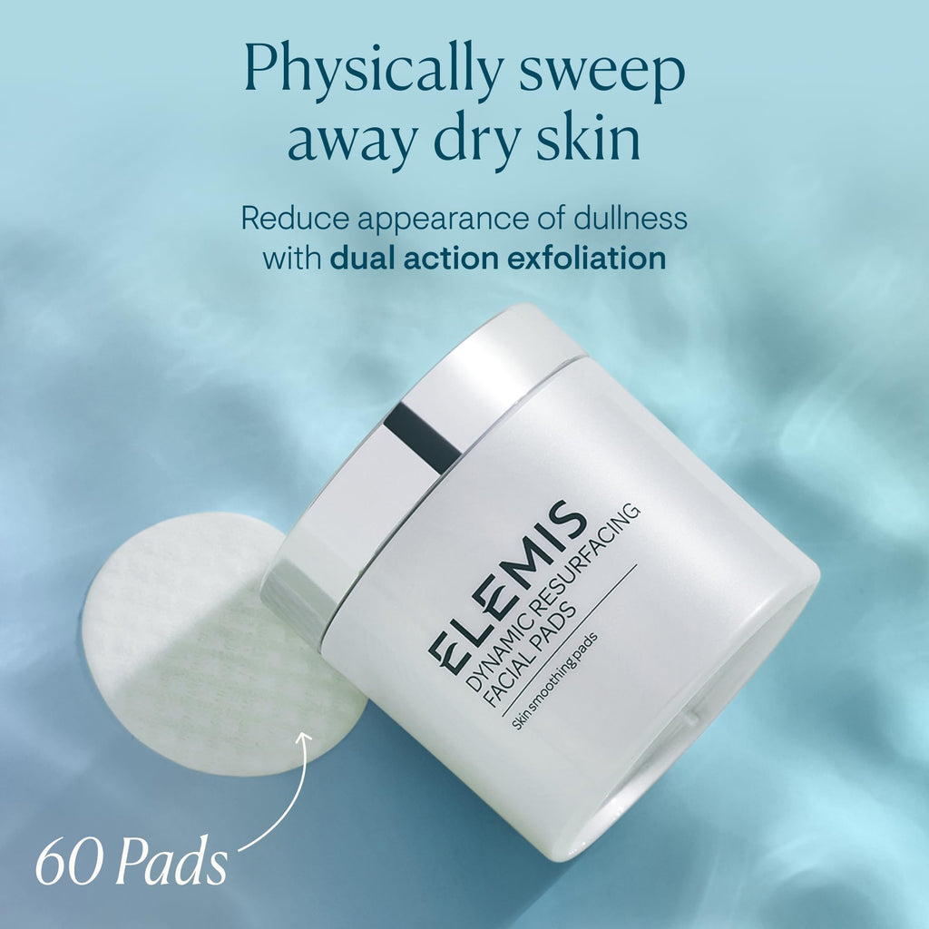 ELEMIS Dynamic Resurfacing Facial Pads, Gentle Textured Treatment Facial Exfoliating Pads
