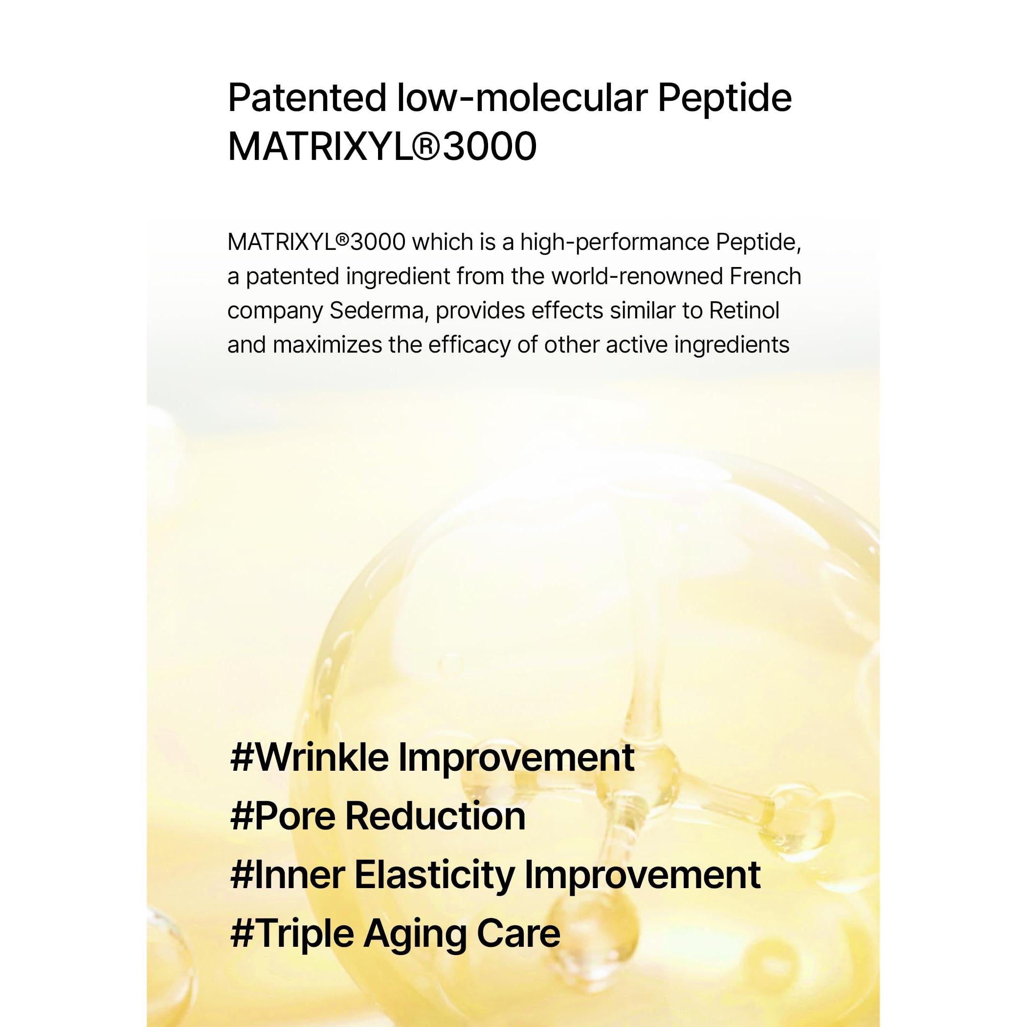 celimax The Vita A Retinal Shot Tightening Booster | 0.1% Retinal, 3% Matryxyl, High-Strength Retinoid for Anti-Aging, Pore Minimizer, Wrinkles & Fine Lines, Firmer Skin, 15ml