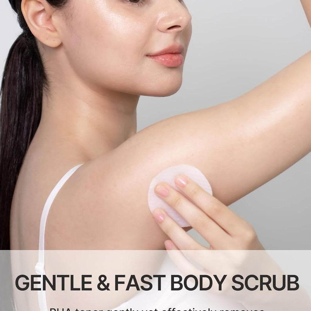 celimax ONE STEP Body Brightening Pad | with Green Tea & White Truffle, for Underarm, Knee & Elbow, Gentle Exfoliating & Hydrating Body Scrub, 110ml (60 pads)