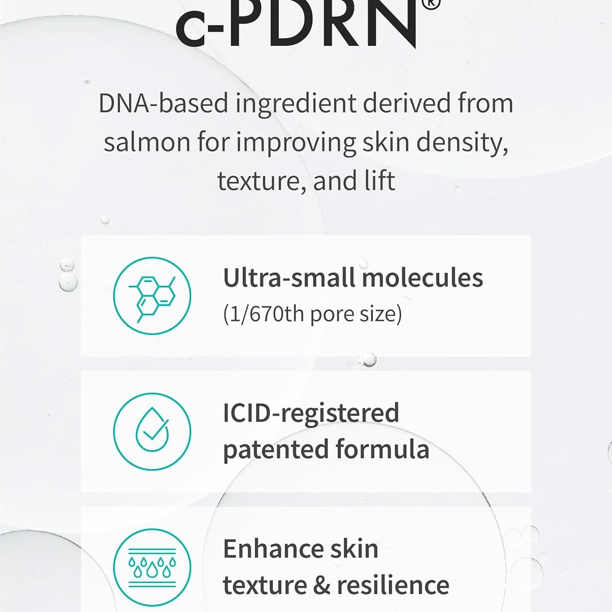 REJURAN® c-PDRN® Korean Skin Care Bundle – Turnover Ampoule & Rebalancing Toner with Salmon DNA for Hydration, Firming, Pore Care & Radiant Glass Skin