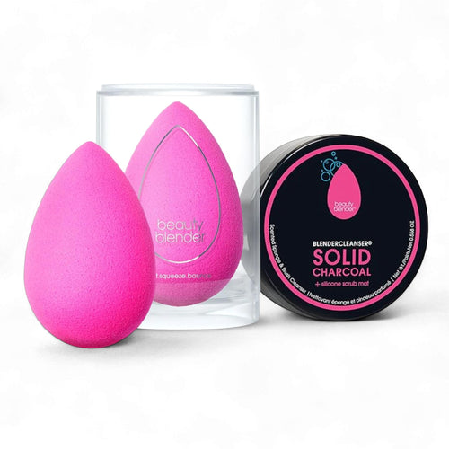 Beautyblender Blendercleanser Tool Scrub Solid Cleanser – Lavender Makeup Sponge & Brush Cleansing Bar – Hand, Sponge, and Brush Cleanser, Removes Makeup & Buildup, Travel-Friendly, 1 oz