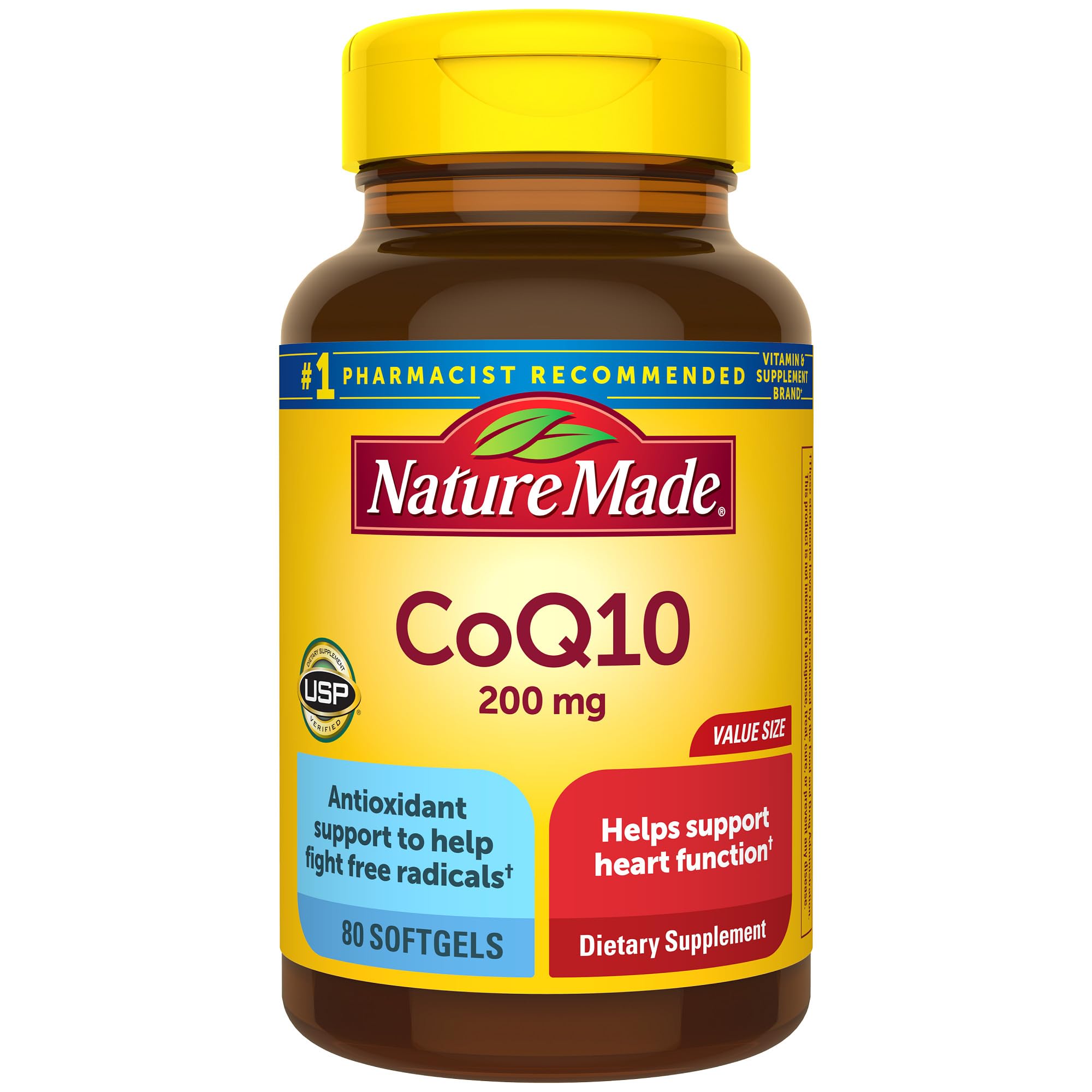 Nature Made CoQ10 200 mg Softgels (140 Count)