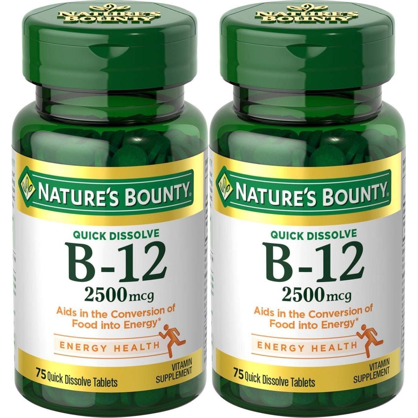 Nature's Bounty B-12 2500mcg, 300 Tabs
