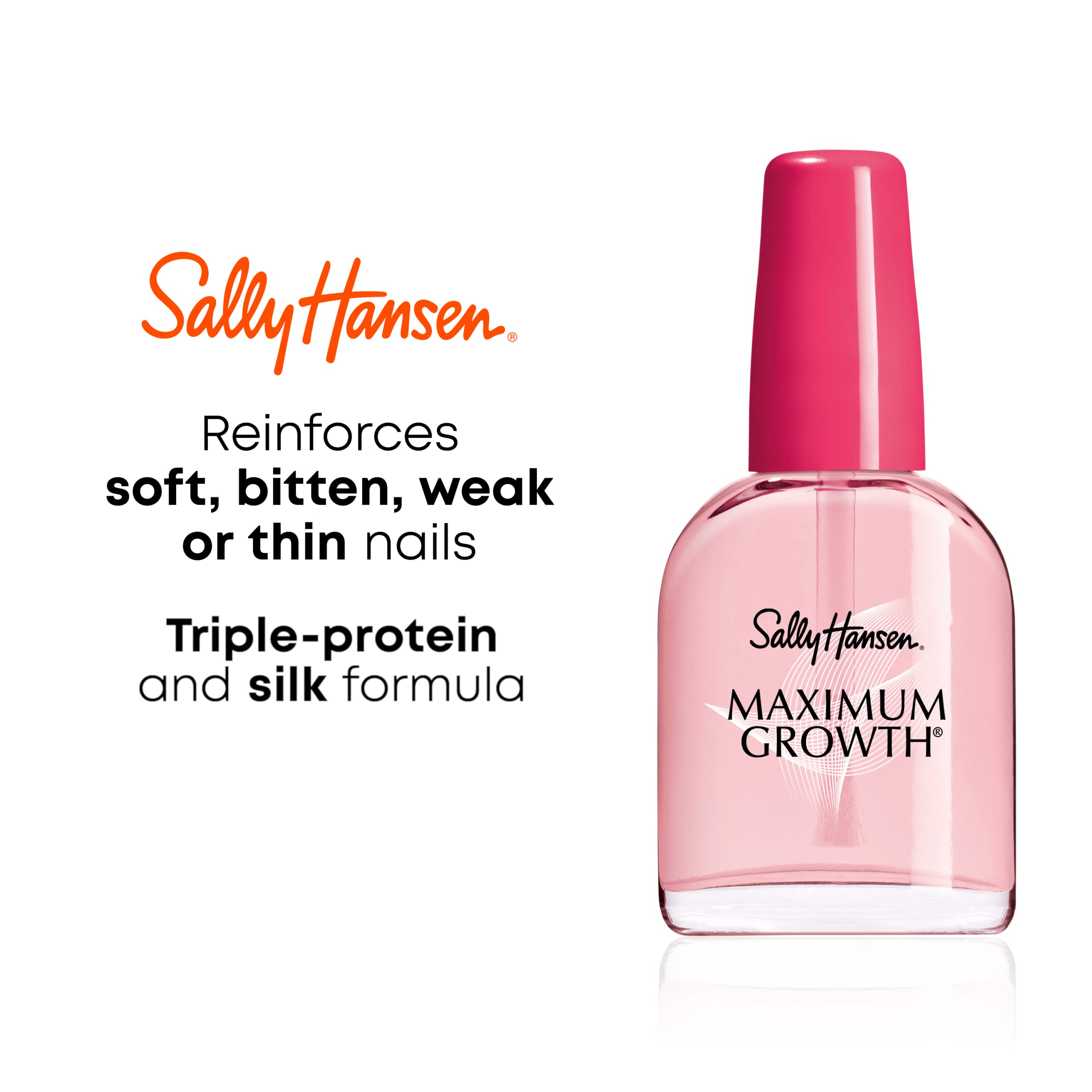 Sally Hansen Insta-Dri®, Clear Top Coat, Quick Dry, Long Lasting, Streak-Free Shine, Clear Nail Polish